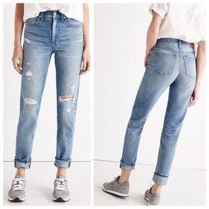 Madewell Perfect Vintage Ripped High Waist Jeans